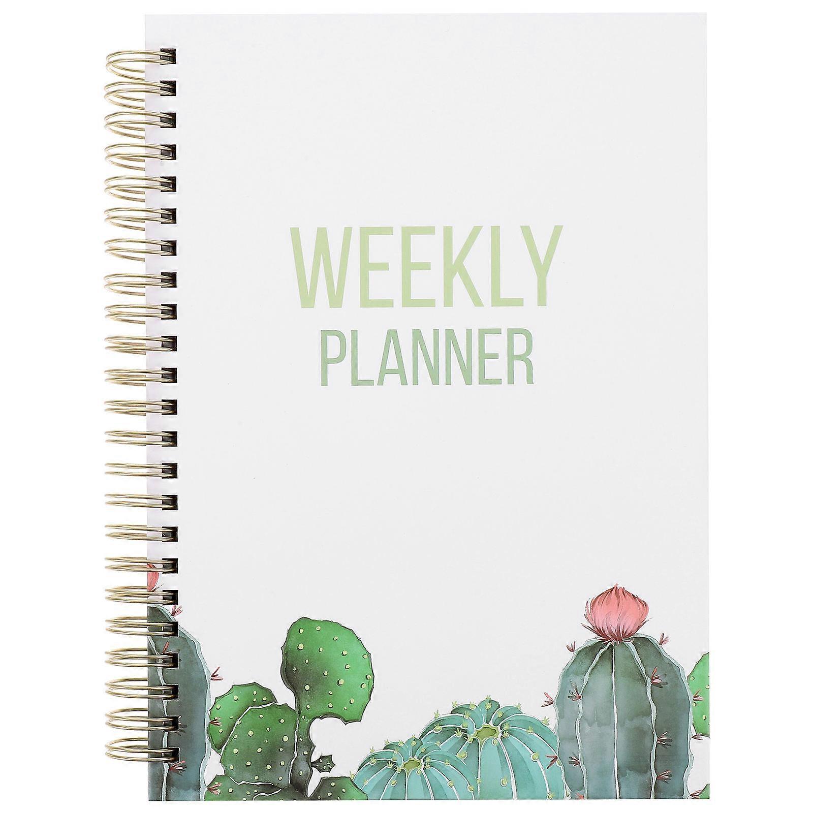 Weekly Planning Notepad For Office Workers Daily .25X6.48X0.86In Blue Rectangular 1Pack