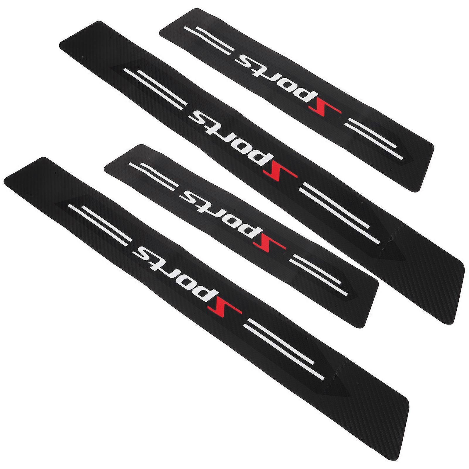 Car Door Sill Protector Edge Universal Anti-Scratch Strips for Most Vehicles 4pcs Assorted Color