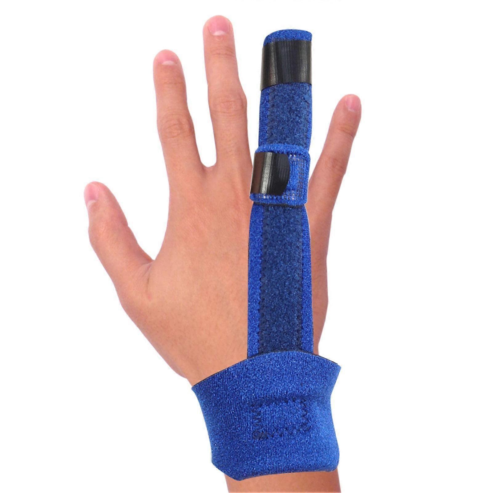 Ankle Splint for Broken Finger Support | Aluminium Strips Fracture Brace with Loop Straps for Adult Metacarpal Fixation