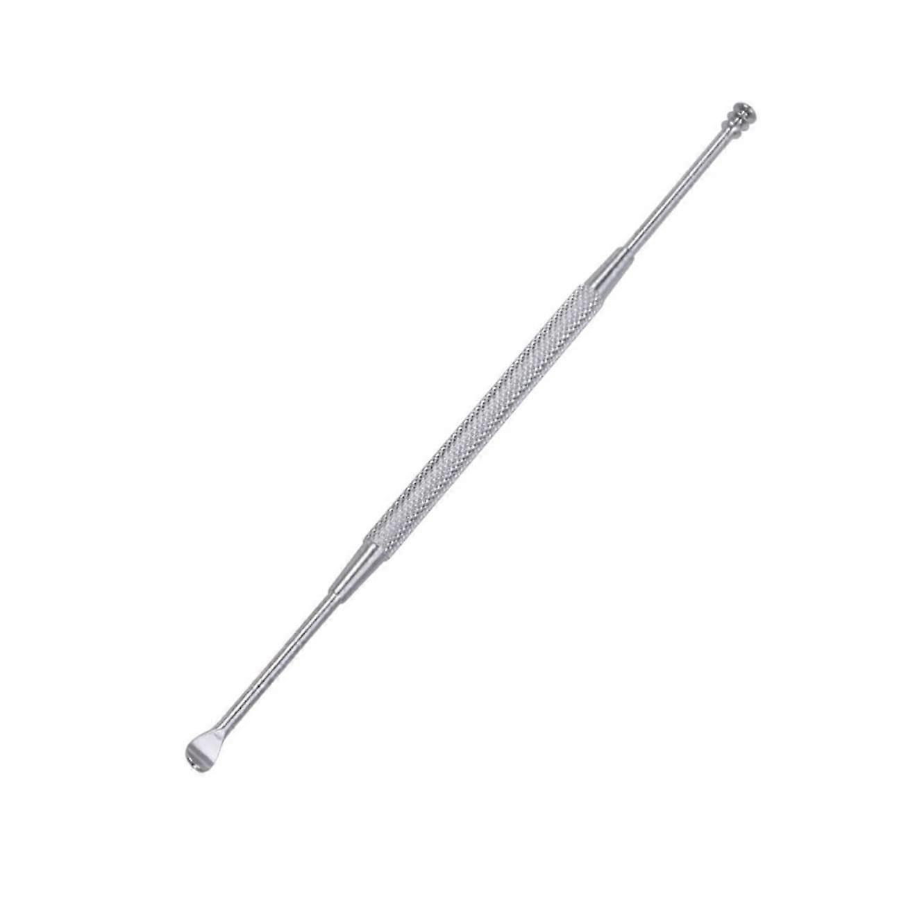 Spiral Scoop Double-Headed Cleaning Tool with Massage Function Portable for Ear Cleaning and Care Silver