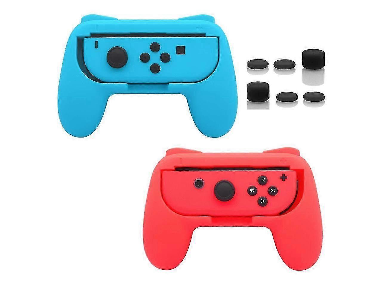 2025 Grips for Nintendo Switch Joy-Con, Wear-resistant Handle Kit for Switch Joy Cons Controller, 2 Pack