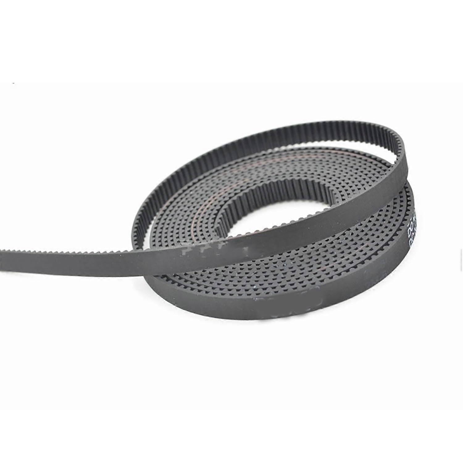 2GT rubber synchronous belt with open ends, compatible with 2GT pulley