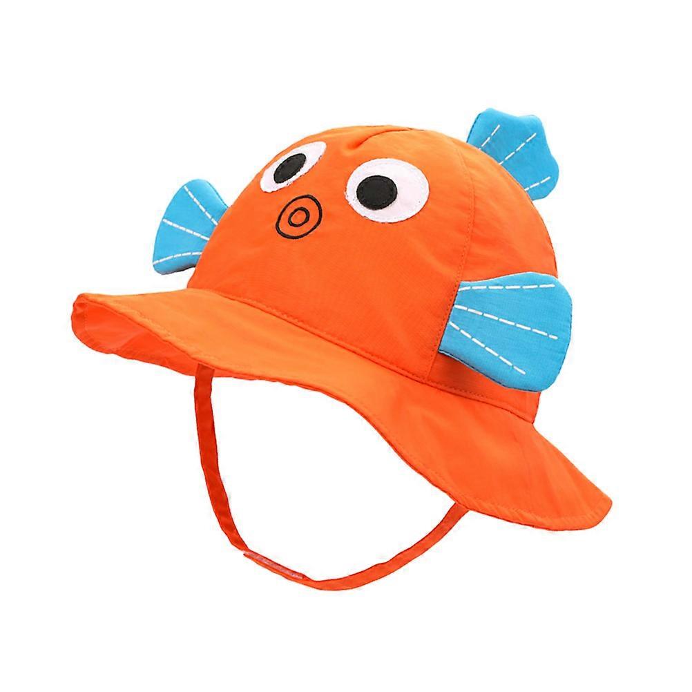 Toddler Outdoor Child Cap Fishing Hat With Floppy Shape Multi Color And Sunscreen Feature In 1Pack