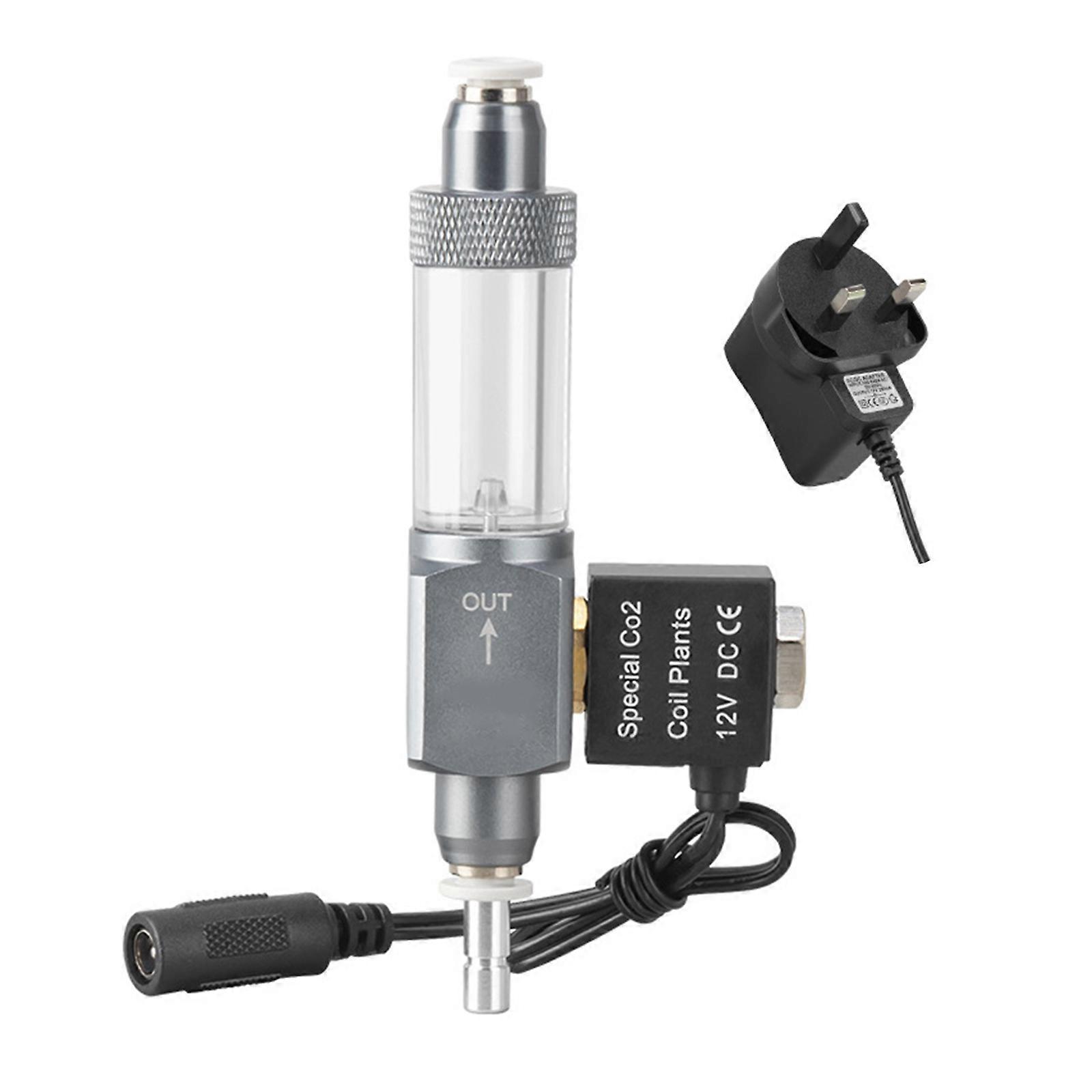 Professional CO2 Solenoid Valves Bubble Counter For Ecosystems Installation Prevents Gas Backflow Leakage Multicolor