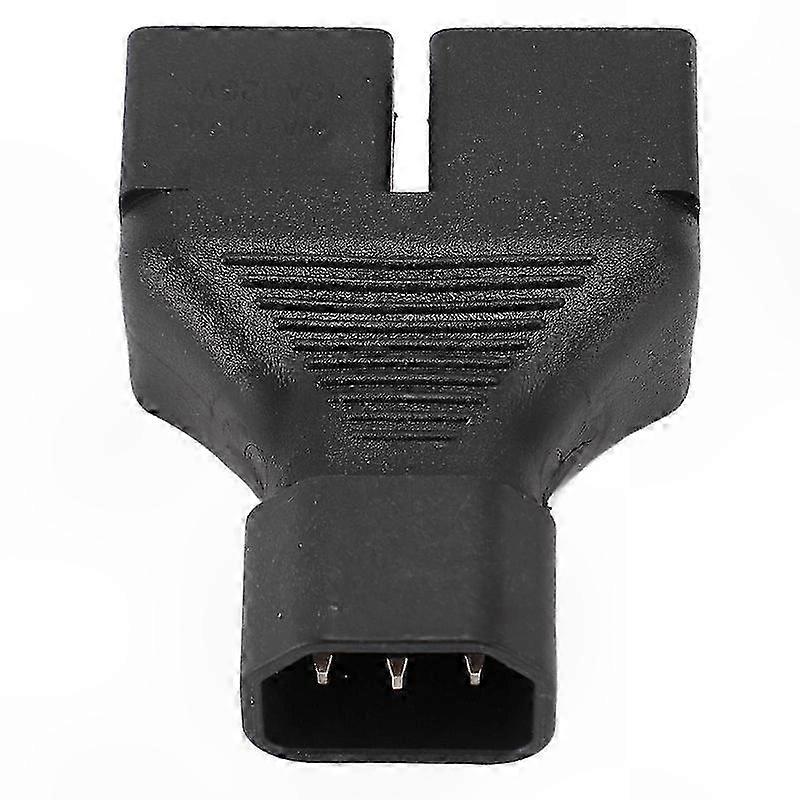 Dual Nema 515R Female to IEC320 C14 Male Power Y Splitter Adapter for LCD Monitor Printer Lamp Speaker 15A FG05