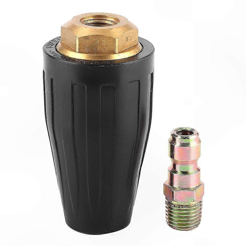 Powerful Turbo Nozzle for Pressure Washers 3600 PSI 1/4 Inch Quick Connect Rotating Spray Tip Cleaning Tool 2.5 GPM Max Flow Rate