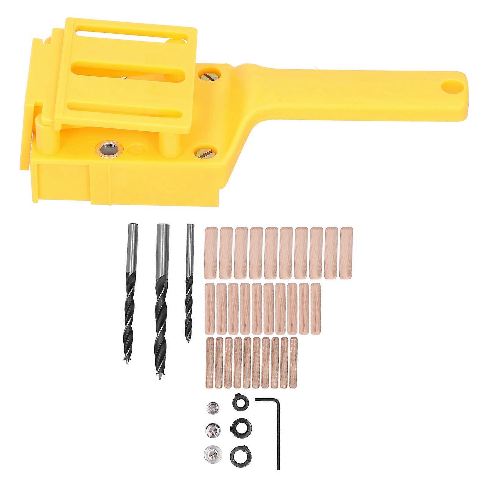 Drill Locator Set, Open Hole Positioner, Woodworking Drilling Hand Tools, DIY