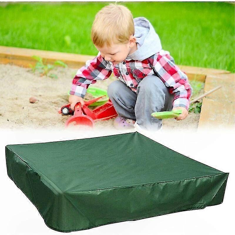 Waterproof Sandbox Cover, 150 x 150 cm Tarp with Drawstring for Garden, Pool, and Outdoor Use