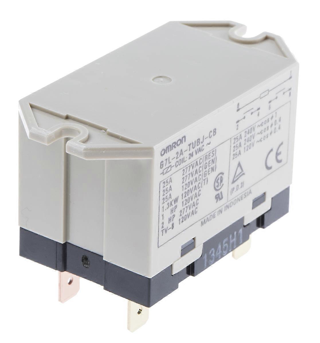 Omron Relay 24v Ac Dpst 25a Flange Mount G7l-2a-tub-j-cb-ac24
