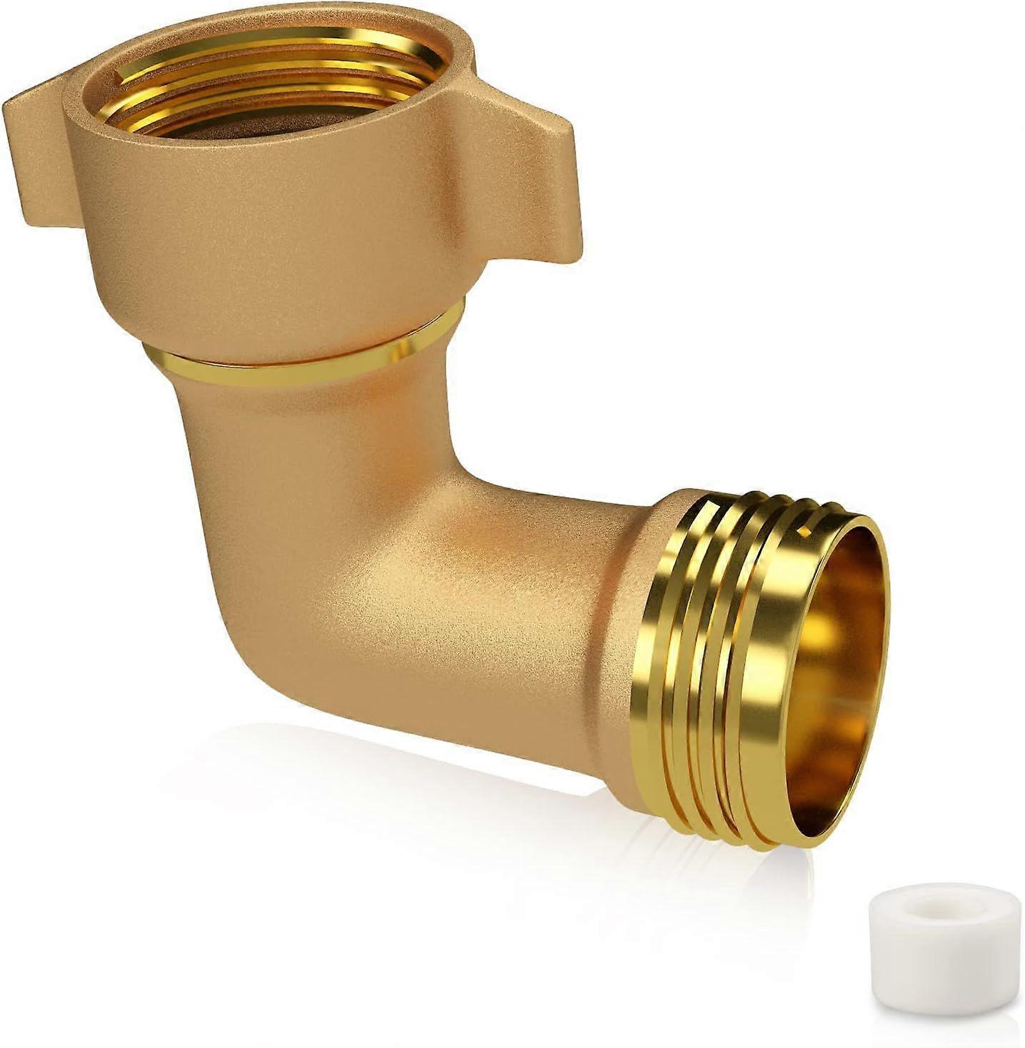 Elbow Water Hose Adapter, 90 Degree Garden Hose Elbow Connector, Eliminates