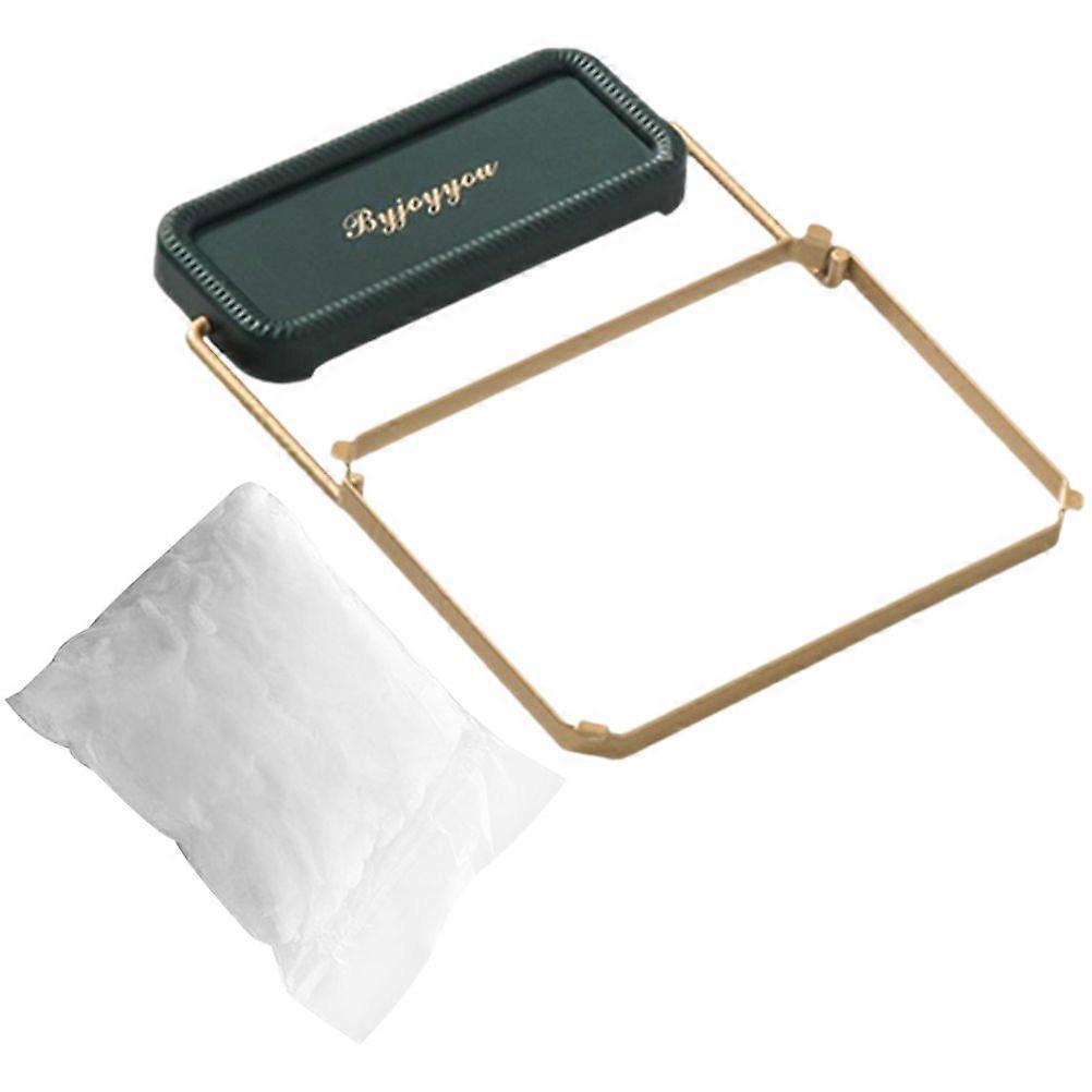 1 Set of Foldable Sink Strainer Sink Mesh Strainer Rack with Replaceable Mesh Net