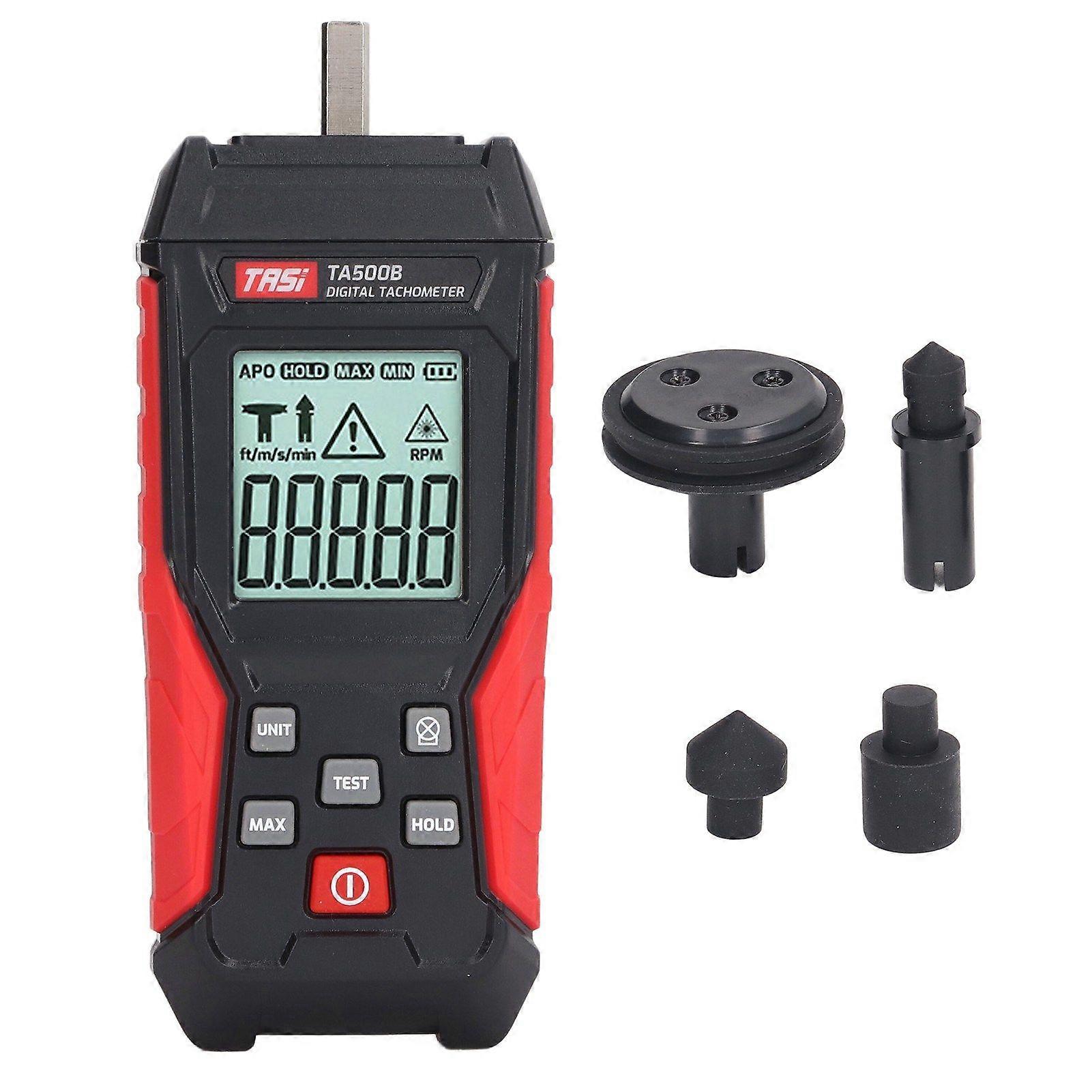 Contact Measurement Digital Tachometer Realtime Maximum Minimum Values Contact Type Tachometer 50mm500mm