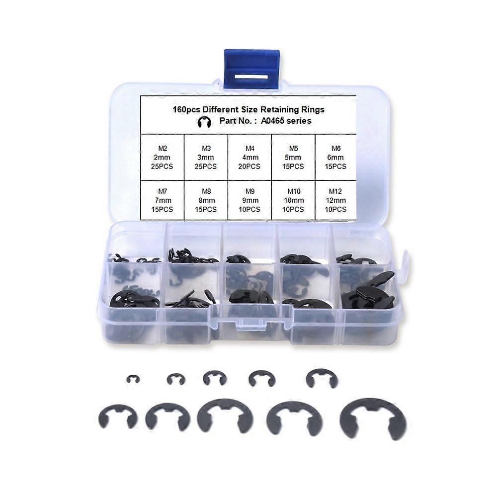 Metal E Clip Washer Circlip Retaining Ring Durable Portable External Retaining Ring Clip Circlip Washer