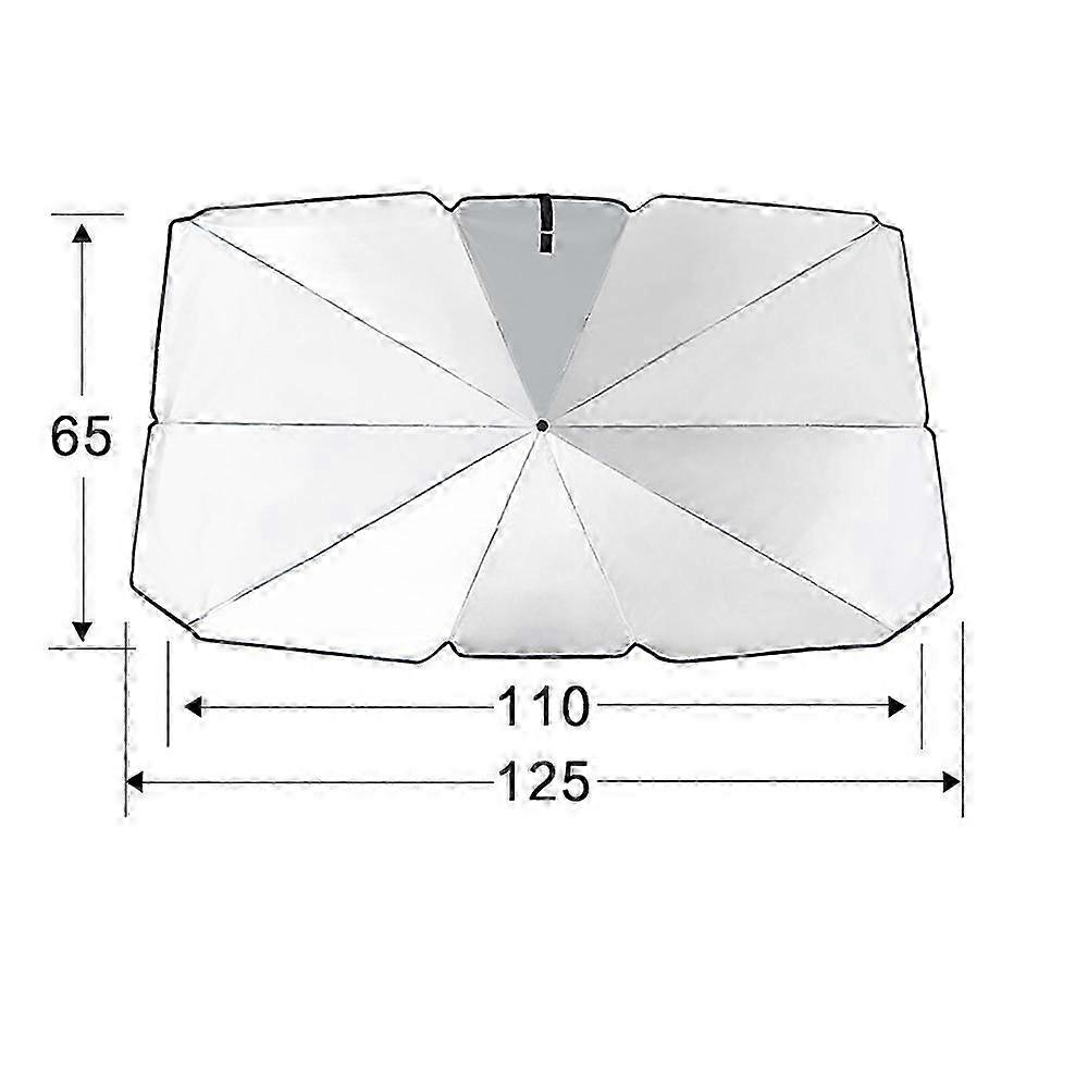 Car Sun Shade Umbrella Windshield Sunshade Summer Heat Insulation C...