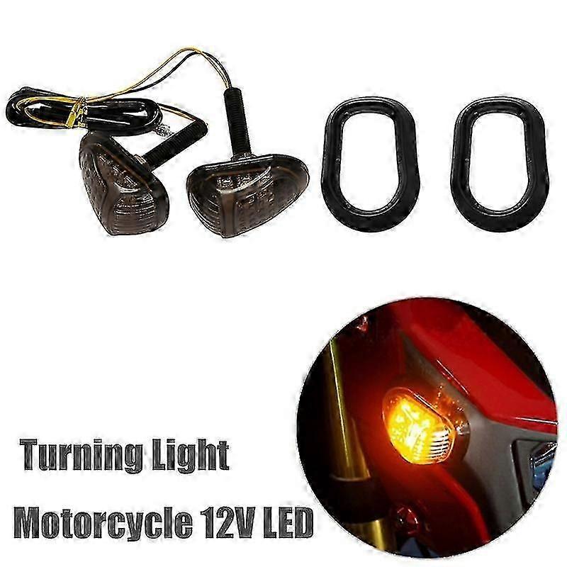 1 Pair Motorcycle Turning 12v Led Turn Signals Shift Lights Blinker Indicator For Grom Msx125 Msx 125