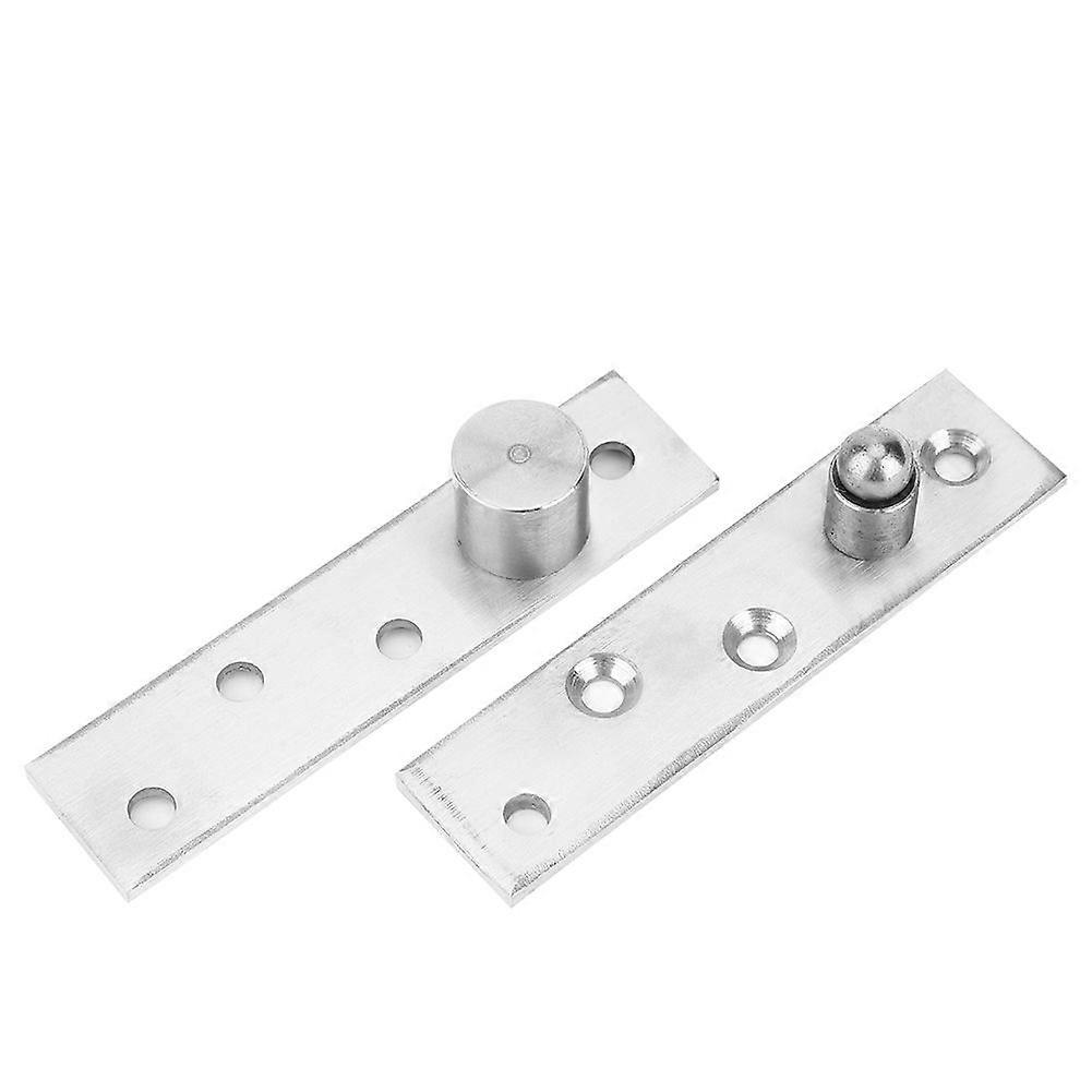 2PCS Stainless Steel 360 Degree Rotating Hinge Top Bottom Pivot Hinge Hardware PartsEccentric Shaft