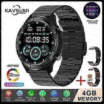 2023 New 4G Memory Smart Watch 454*454 HD Always Display The Time Bluetooth Call Smartwatch For Adult Huawei TWS Earphones