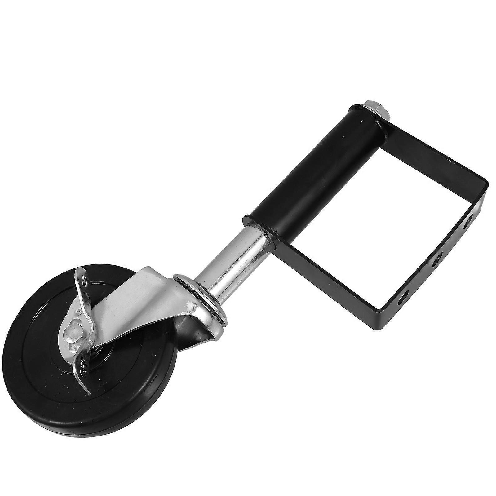 Fence Gate Hardware Door Support Wheel Adjustable Height Easy Movement Residential Use 1Pcs