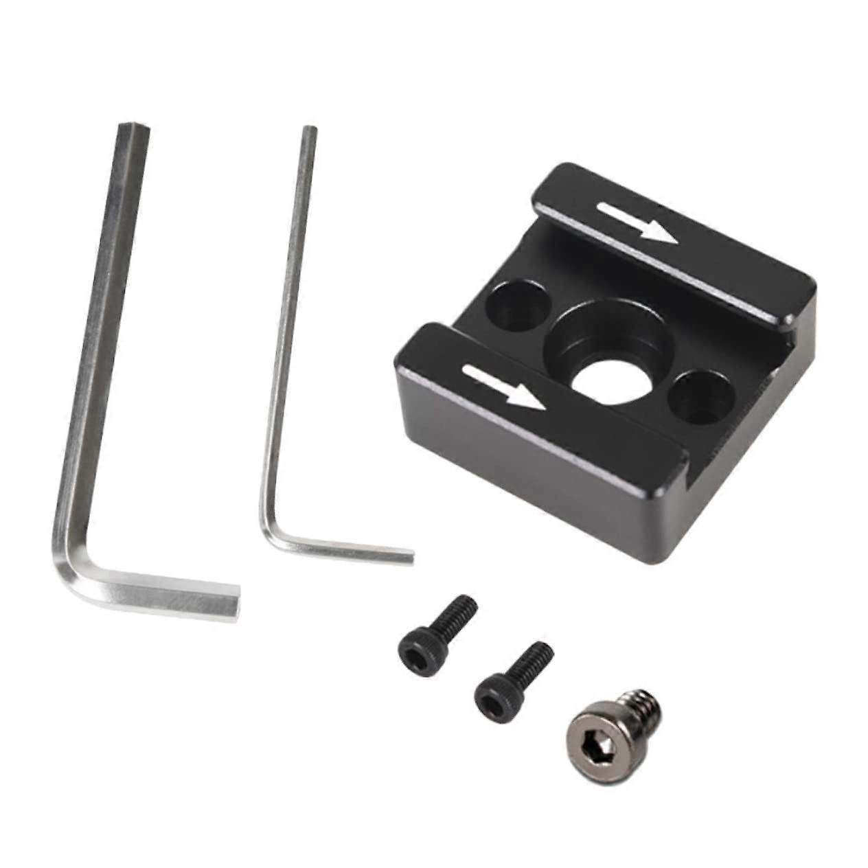 Cold Shoe Mount Adapter 1 Set For Camera Cages And Monitors, Threaded Flash Stand Bracket, Non Pad Accessory Mount