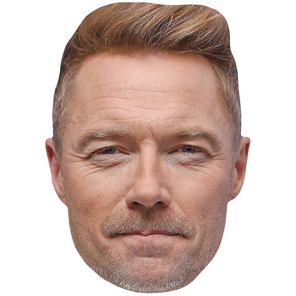 Ronan Keating (Grey Beard) Celebrity Mask, Flat Card Face