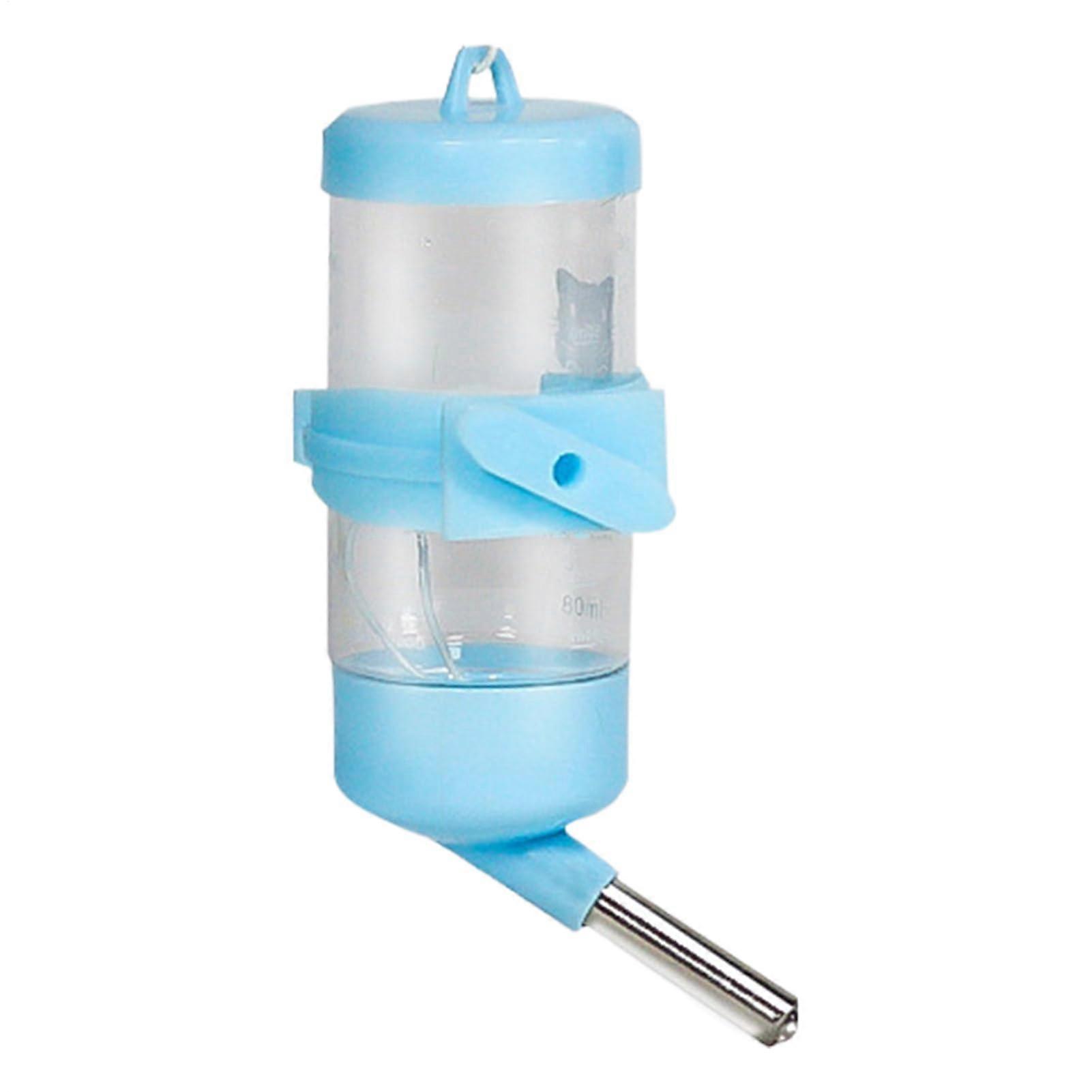 Hamster Drinking Bottle Automatic Ferret Drinker DripProof Water Bottle For Small Pets Blue