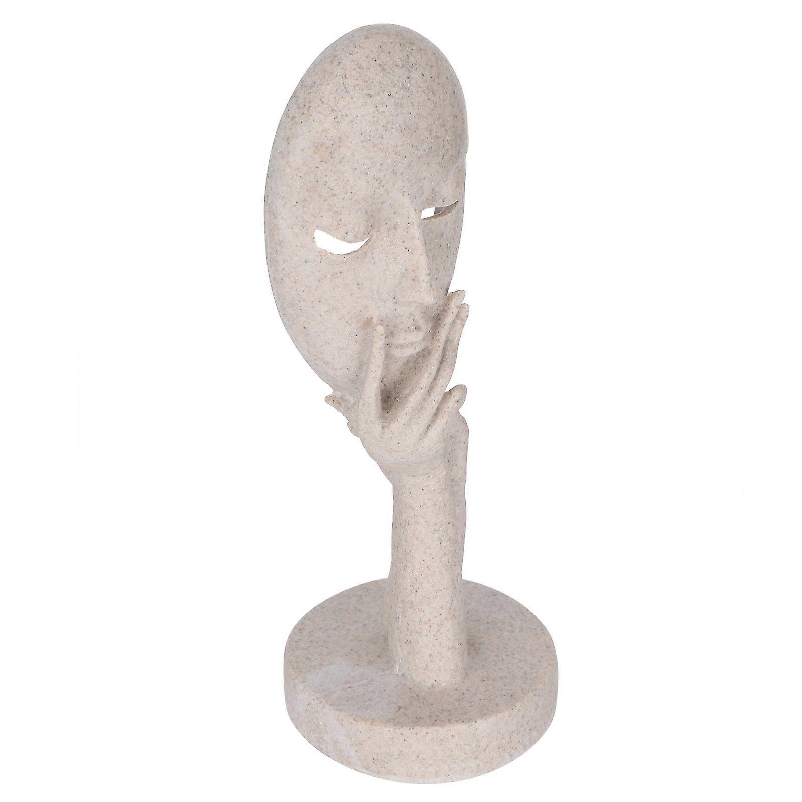 Face Art Statue Abstract Characters Mask Crafts Resin HandMade Ornaments Sculpture