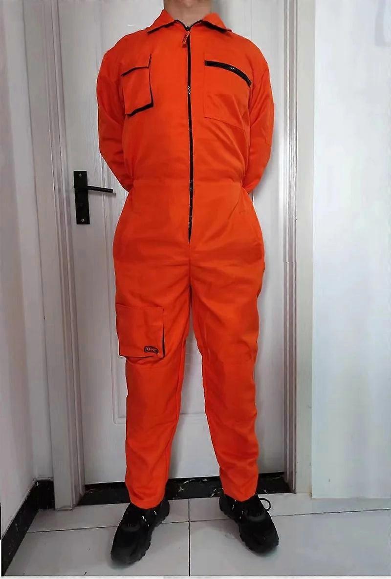 Men's One-piece Spray-painted Overalls, Dustproof, Maintenance & Engineering