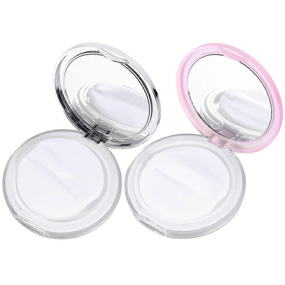 Scattered Powder Puff Storage Container for Makeup Sponge 2Sets