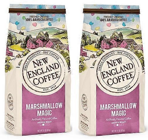 New England Coffee Marshmallow Magic Ground Coffee 2 Pack