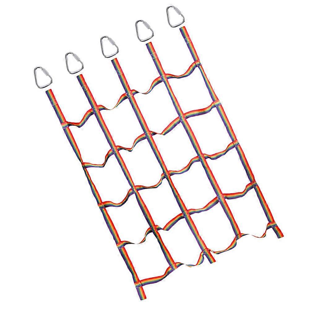 Climbing Cargo Net for Kids Outdoor Play Equipment Knitted Webbing 145*185*1cm 1Set