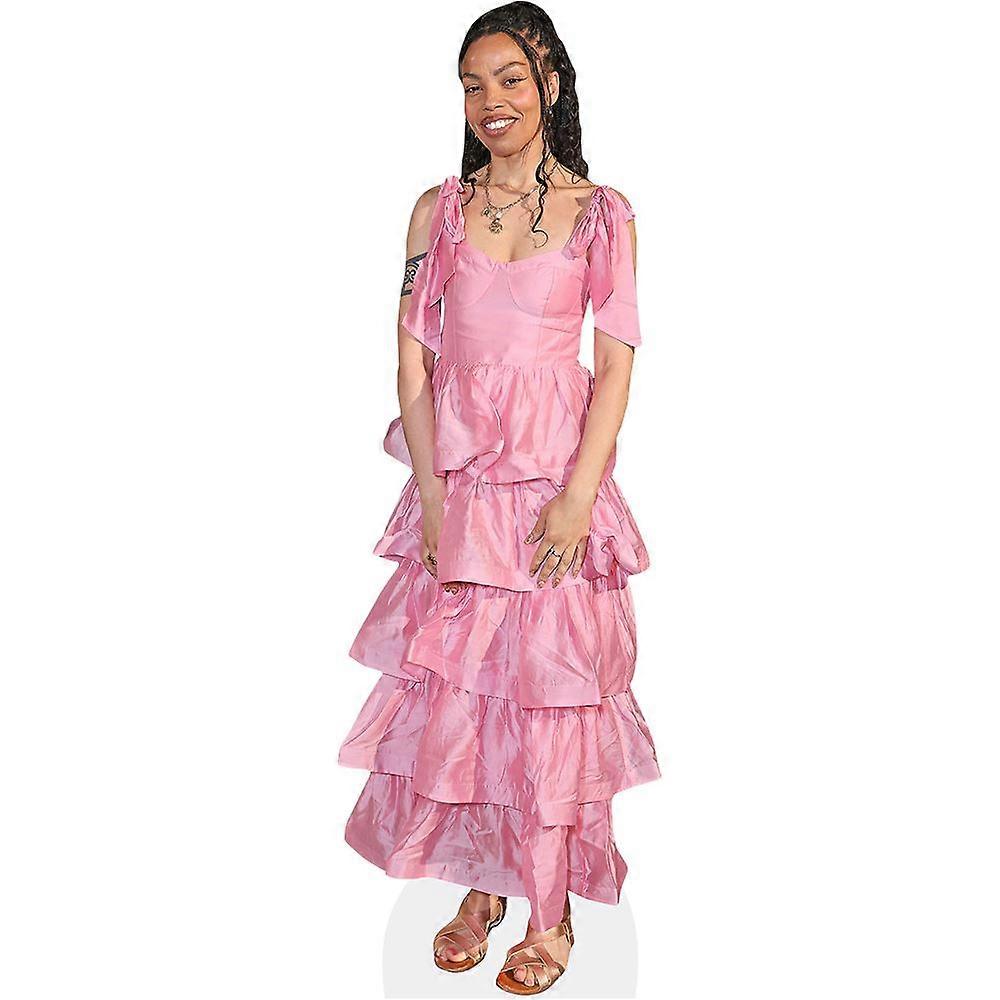 Emma Dabiri (Pink) Cardboard Cutout (lifesize OR mini size). Standee. Stand Up.