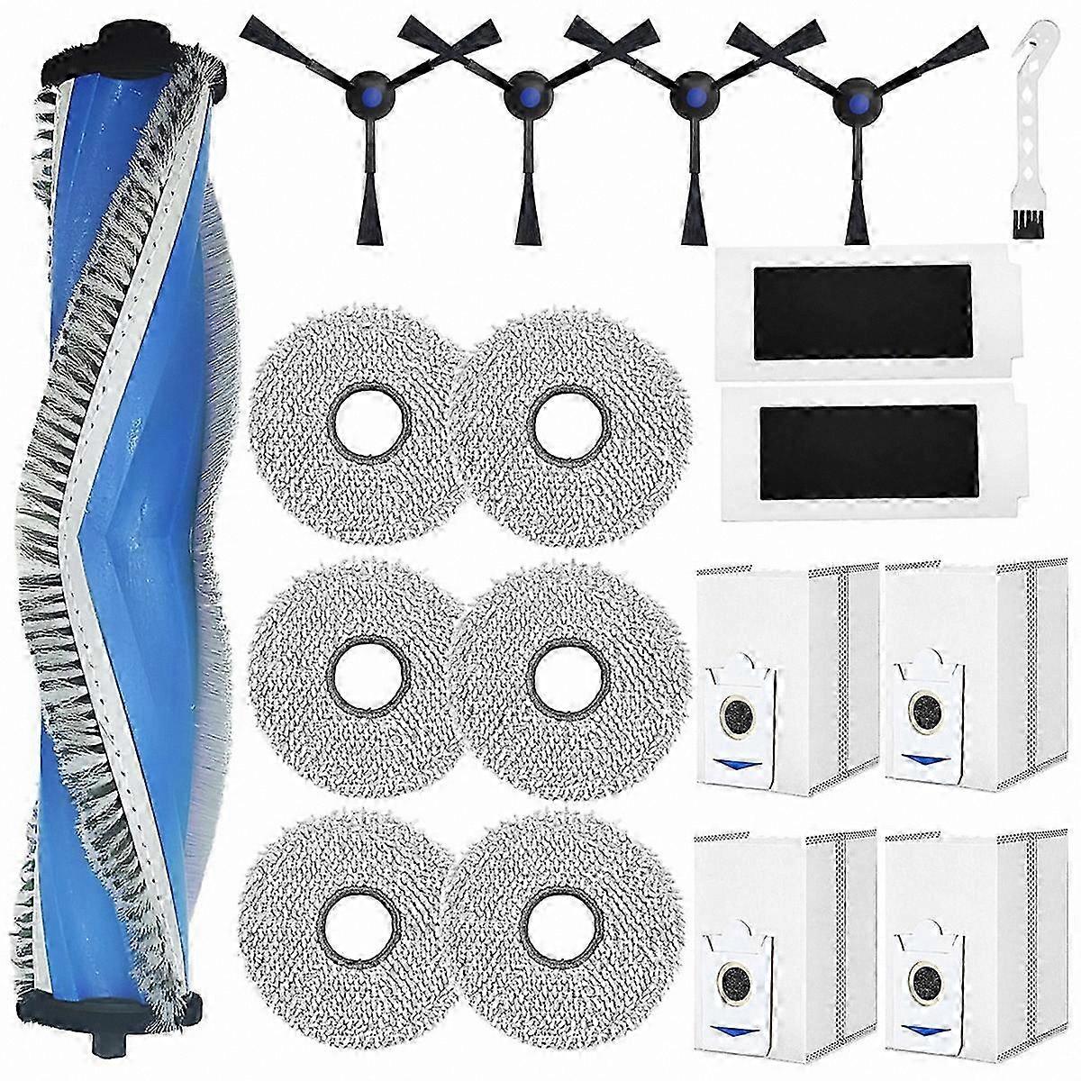 HEPA Filter, Mop Pads, and Side Brush for T30 Series Replacement