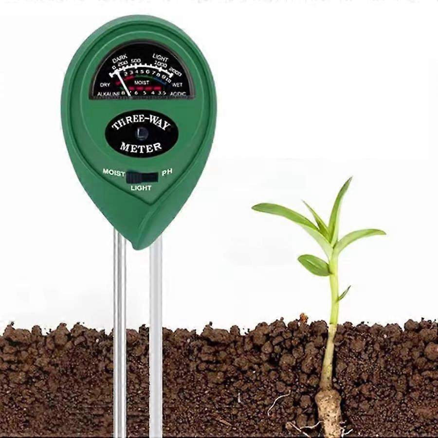 Soil Tester - Ph, Moisture, Light Meter - 3 In 1