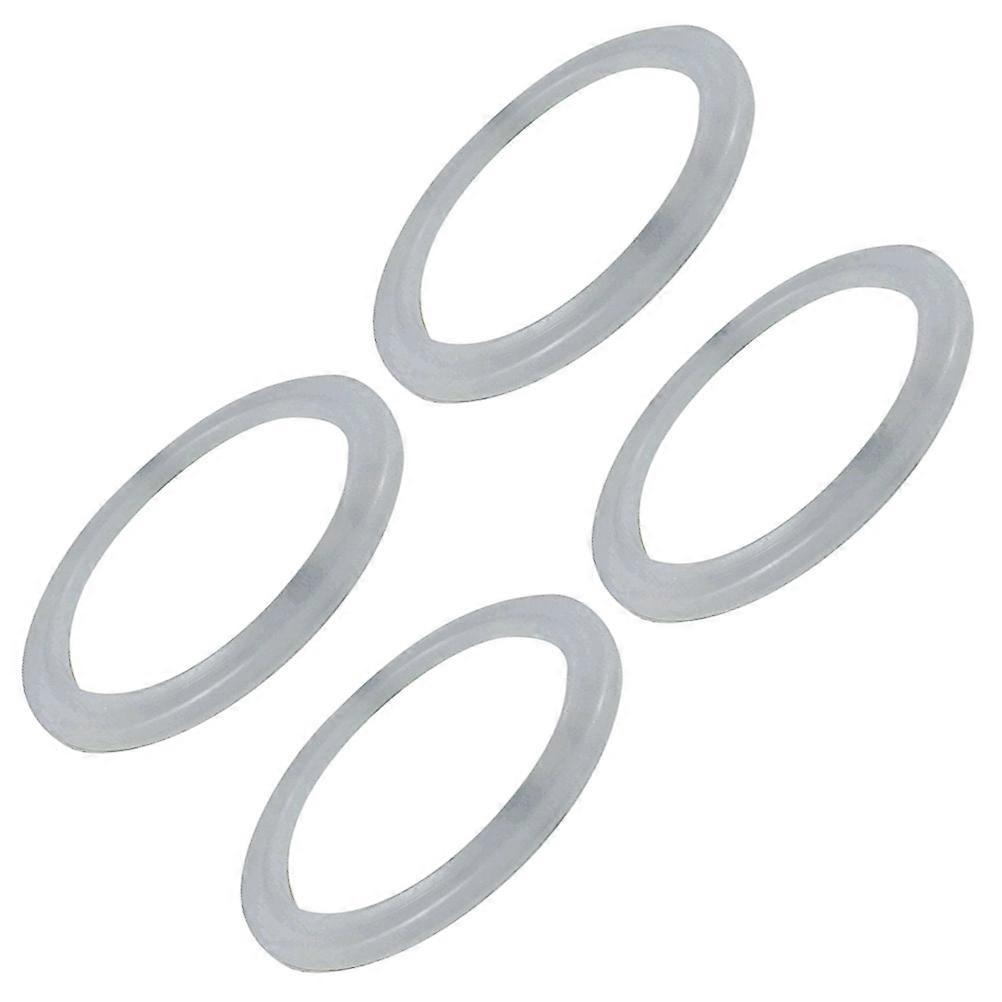 Practical Seal Ring for Insulation Cup Silicone Seal Ring 4Pcs White