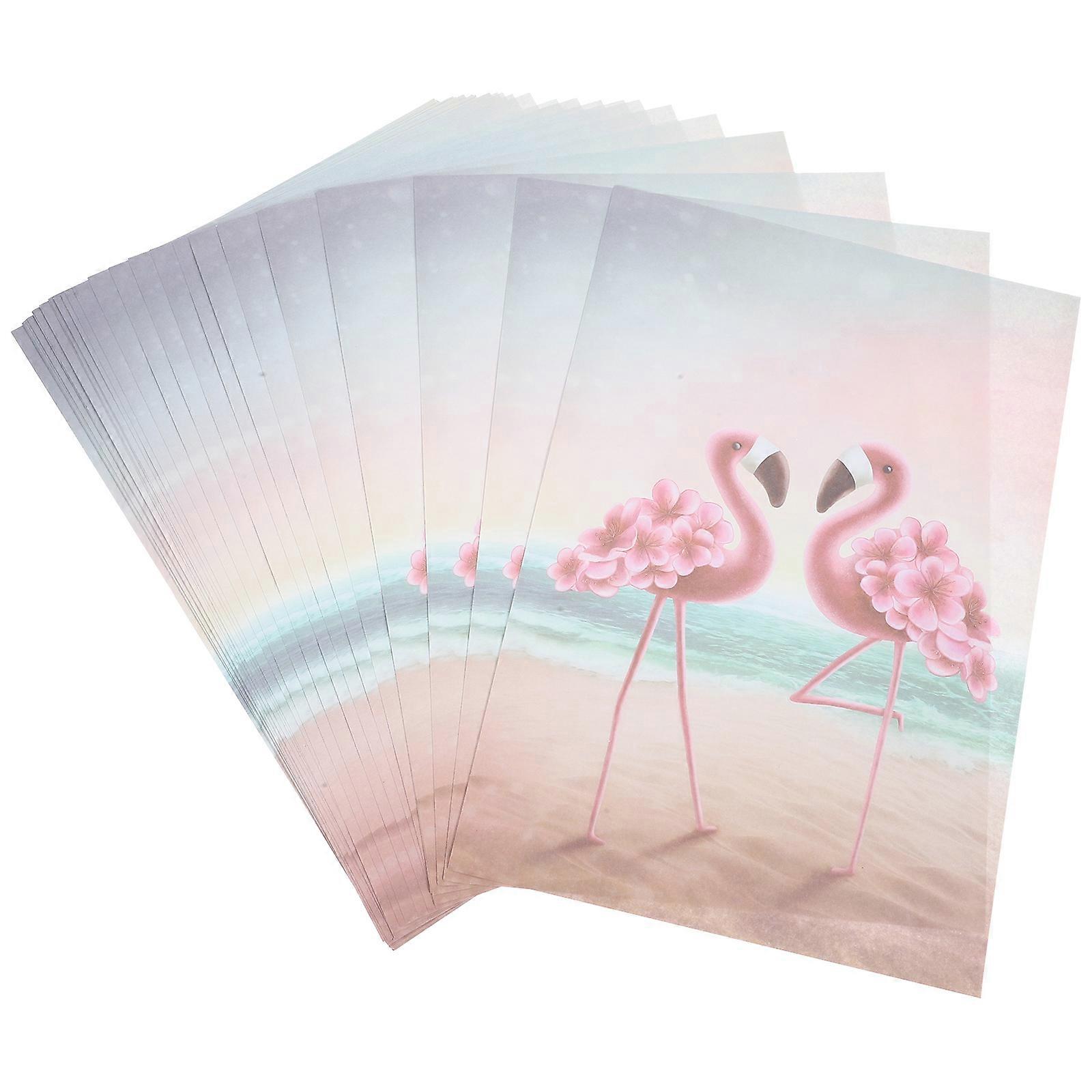 Writing Paper Vintage Letter Paper for Writing 50Pcs Multi Color Pack