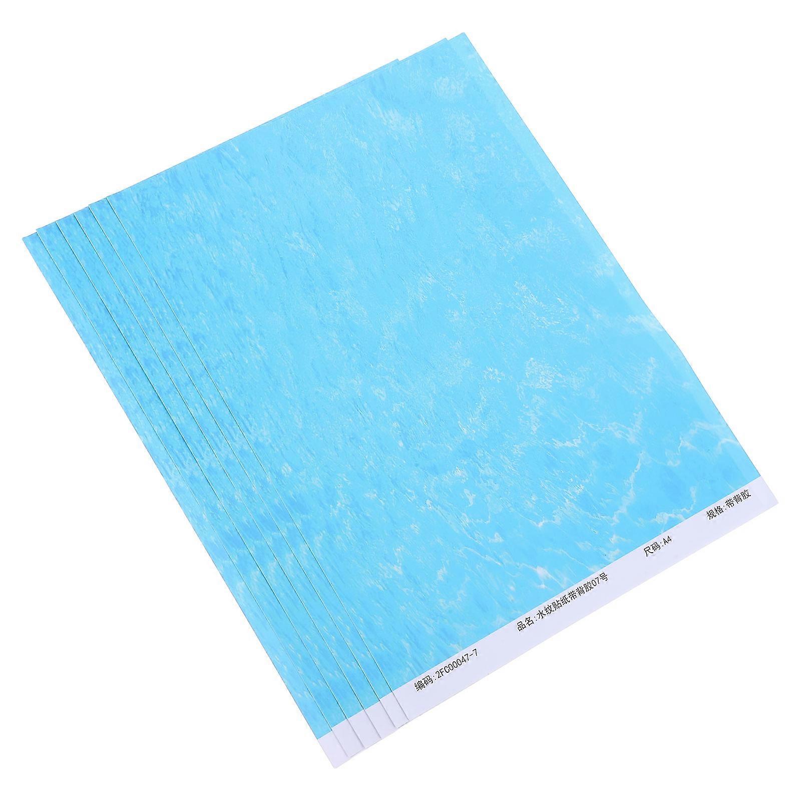 Simulated River Sheet Water Ripple Sticker for Decor 12 Pieces Set