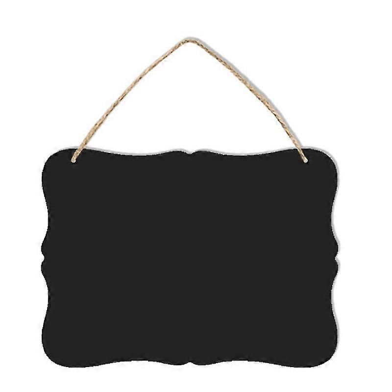 Chalkboard Sign DoubleSided Erasable Message Board Blackboard Wall Decor Signs with Hanging String (160207)