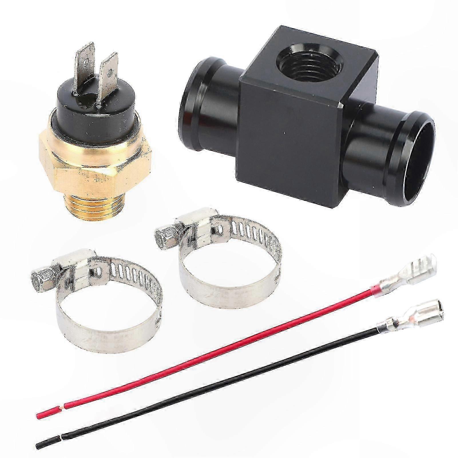 Metal Fan Thermostat Switch for Radiator Temperature Control Compatible with Multiple Motorcycle Models