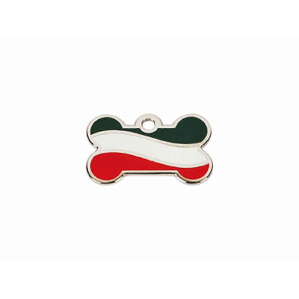 Identification plate for collar Imarc Citizen Italia Multicolour Bone Aluminium