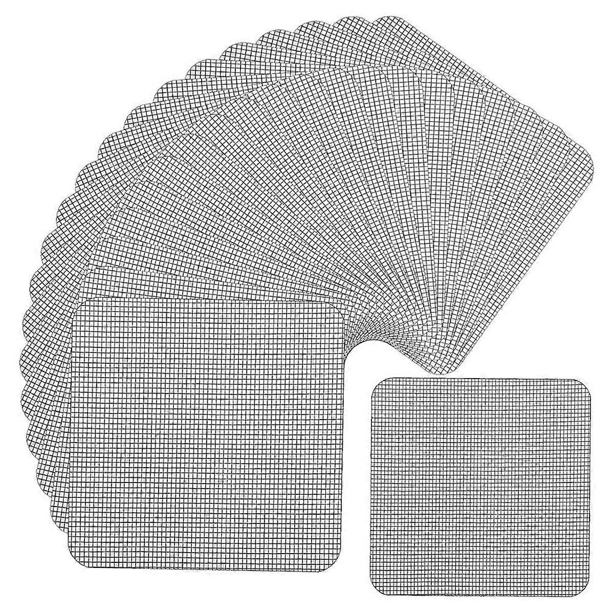 Window Screen Patch Repair Kit, 20 Pcs Self-Adhesive Screen Patches, Mesh Repair Patch for Window & Door Tears, (4"X4")