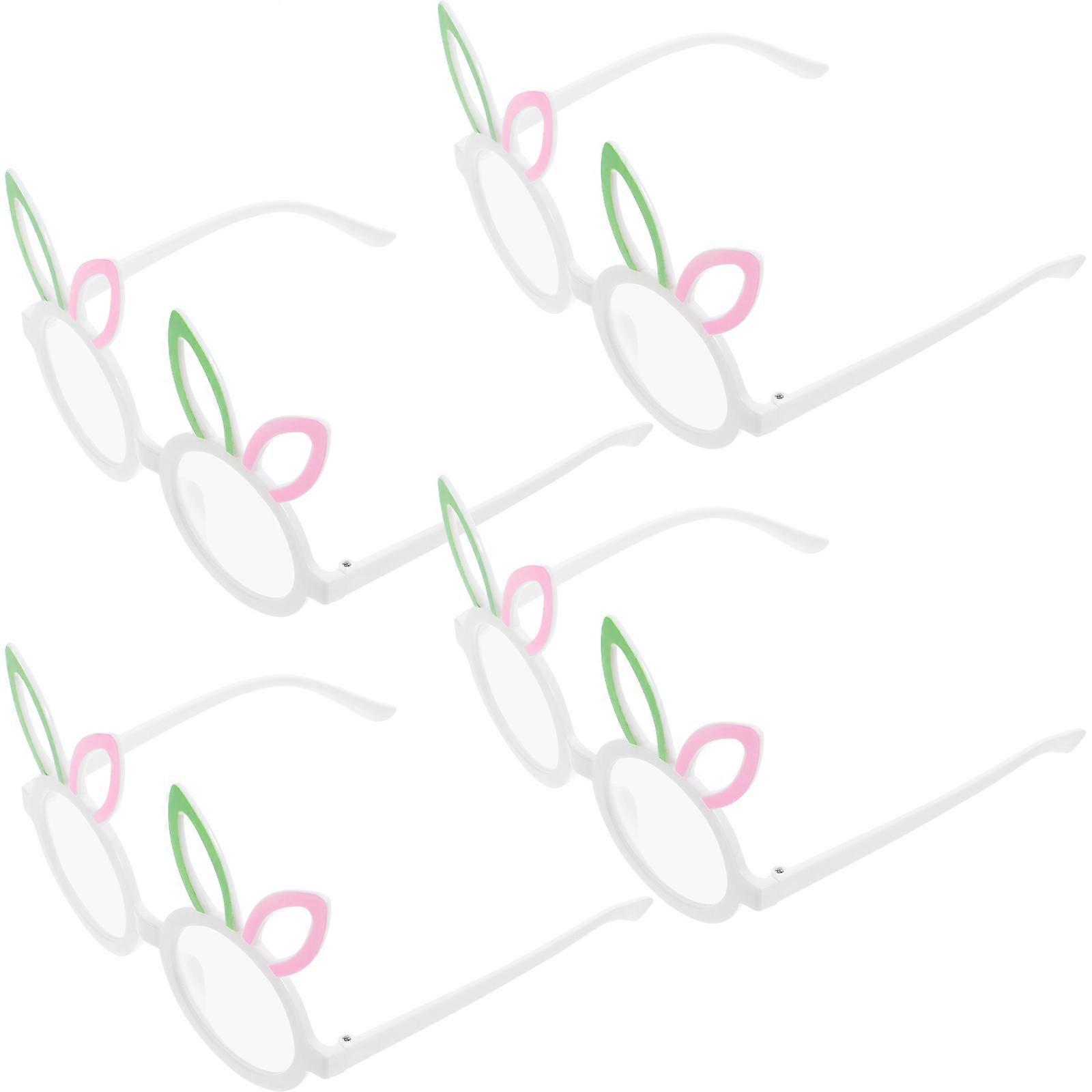 Party Glasses Easter Bunny Ear Eyewear ABS Material 12Pcs Collection