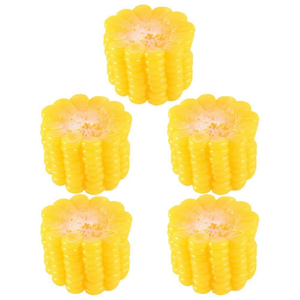 Artificial Corn 15Pcs Fake Corn Slices for Kitchen and Home Decor