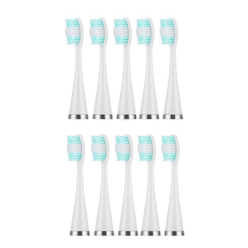 10PCS Electric Toothbrush Heads Replacement Brush Heads,White