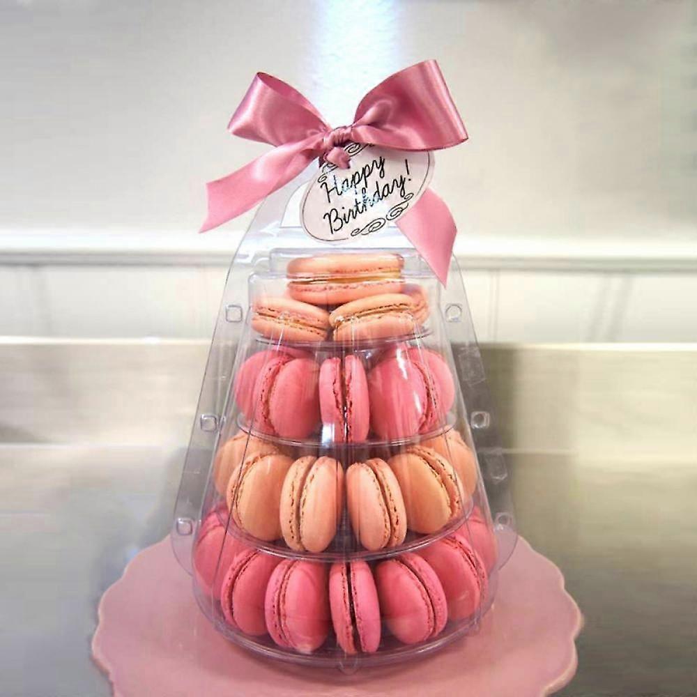 Stibadium Macaron Blister Transparent Packing box for Party Decor