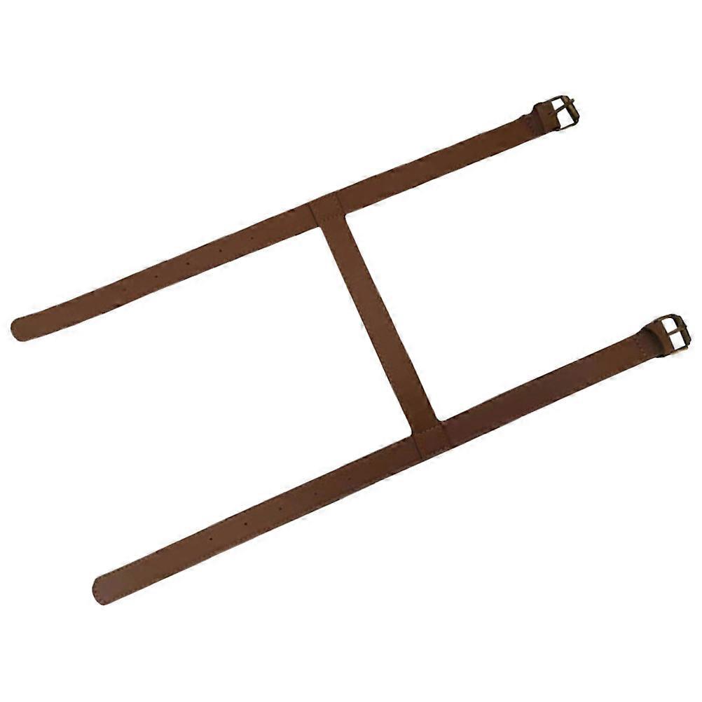 Carrying Straps For Yoga Mat And Outdoor Blankets 3Pcs Adjustable Cushion Belt Light Brown Ideal For Camping And Storage Solutions