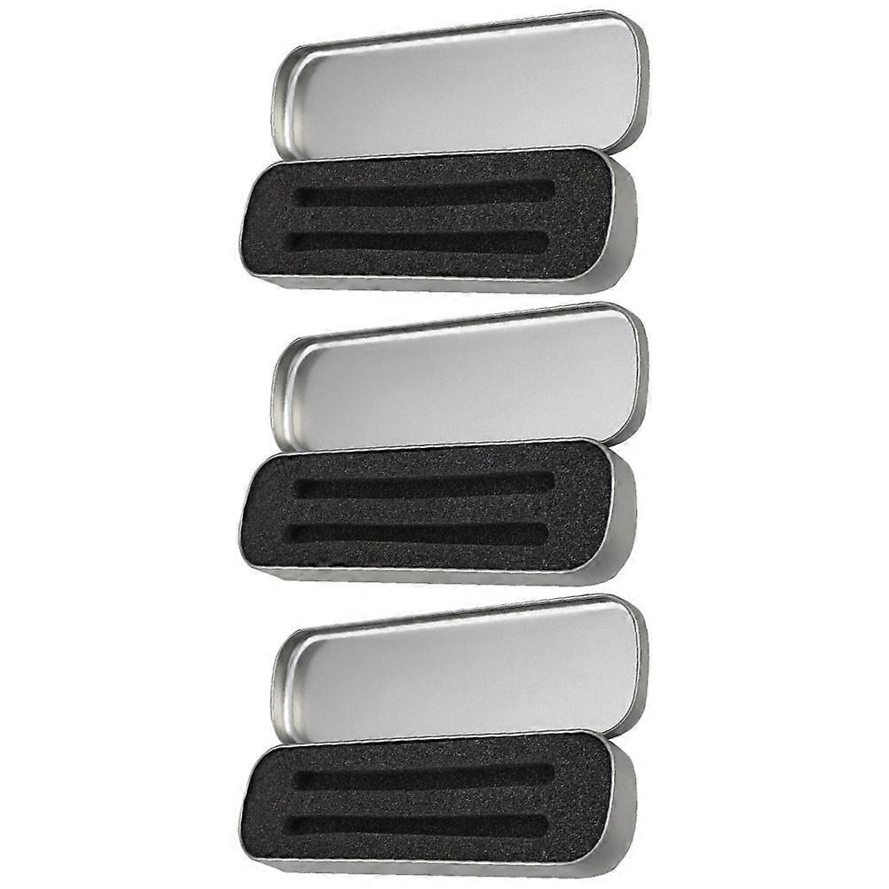 Metal Pencil Box Pen Organizer Multi-Function for Storage 9Pcs