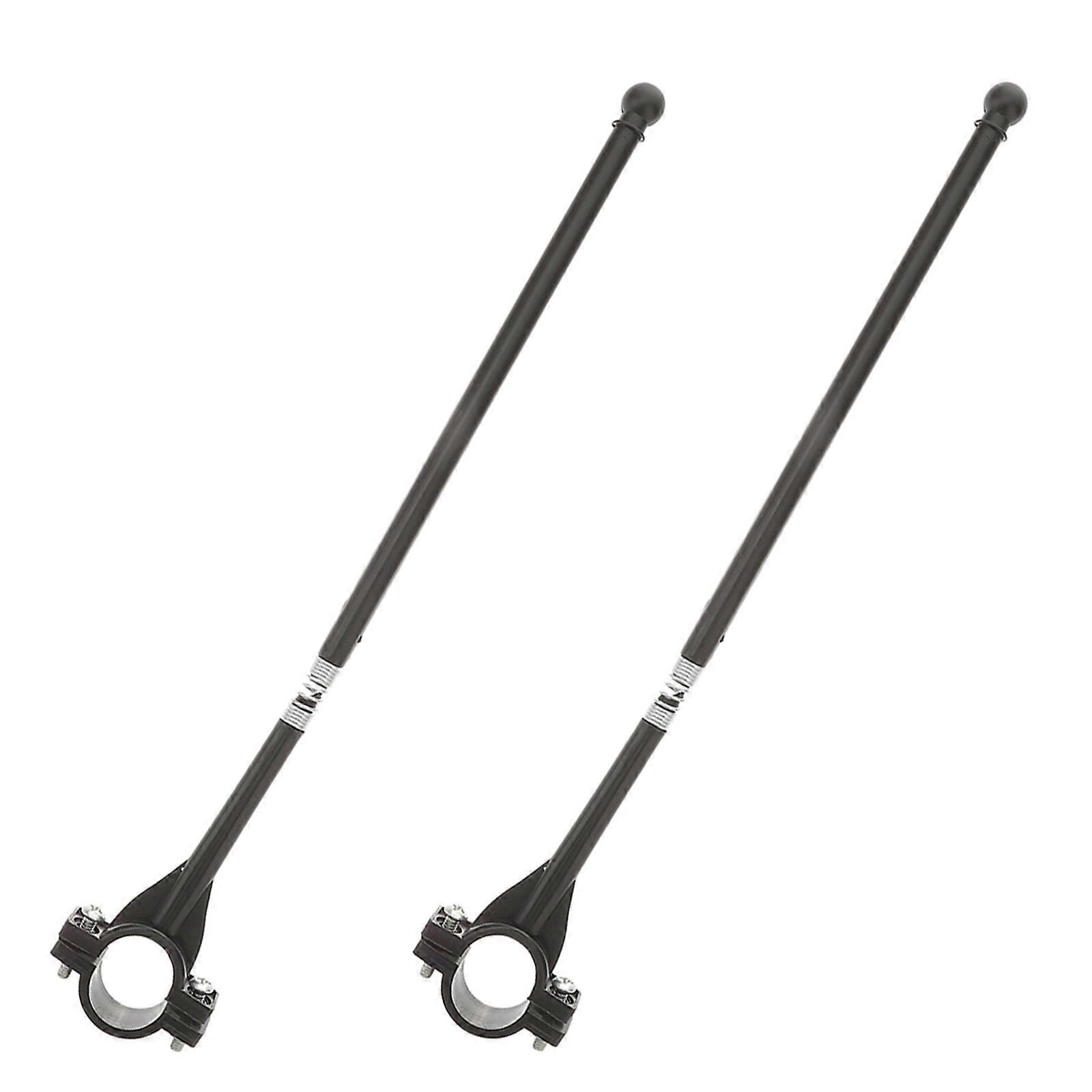 Kids Flagpole Mounts 12 Pcs For Bicycle Use In Black Ideal For Christmas And Other Celebrations