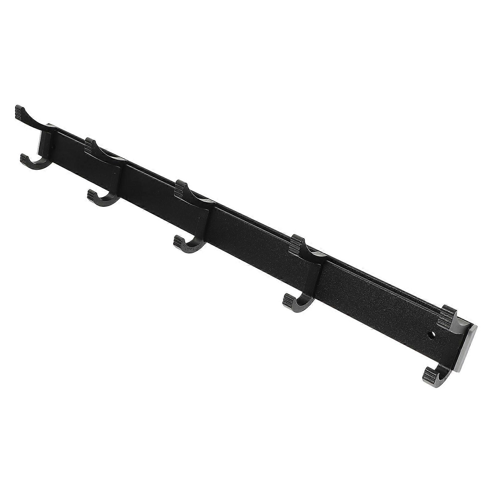 Black Door Back Storage Hook Reliable for Home Use 2Sets Sundries Hooks