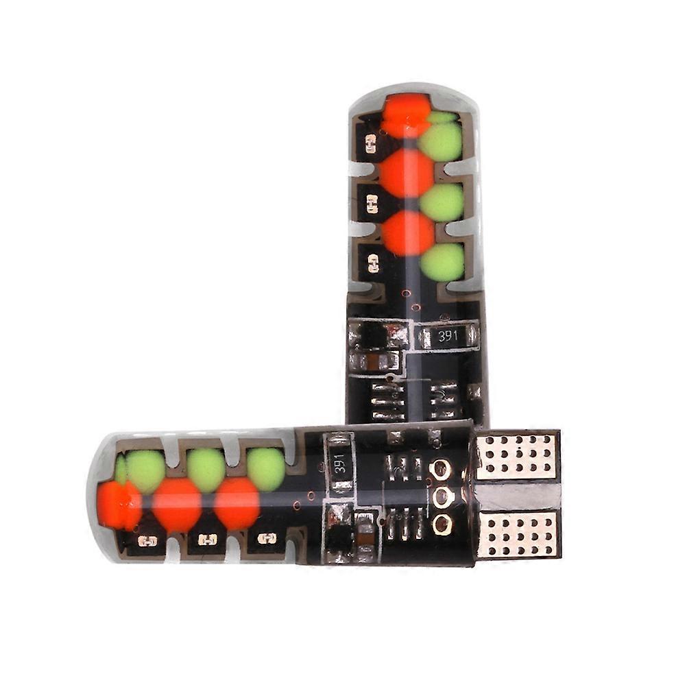 RGB Lighting Kit 1 Pair Lamp for Car .4 x 1 x 1 cm Assorted Color with Controller for Car Owners