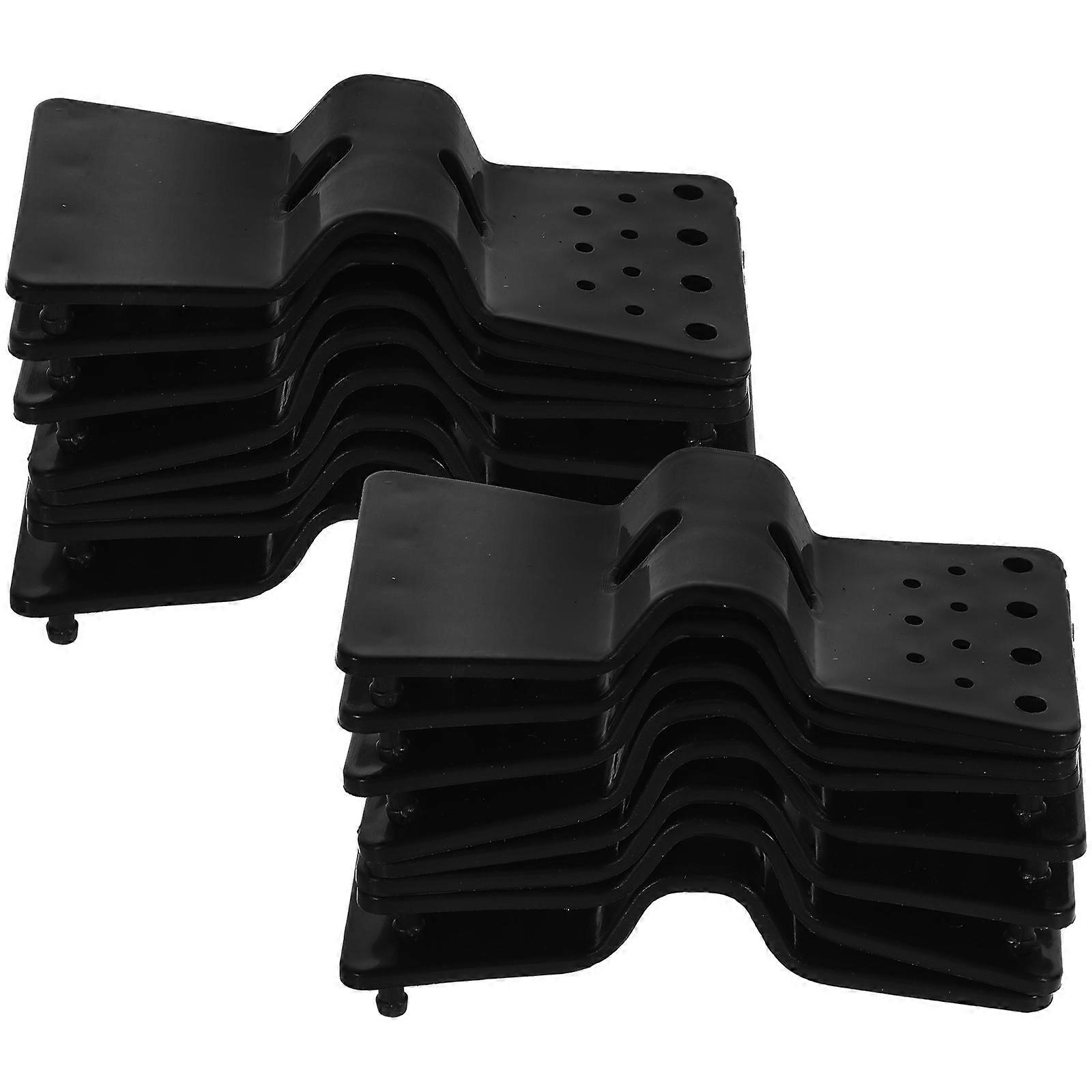 Greenhouse Clip for Shade Cloth Fixing 20Pcs Black Plastic Netting Clips